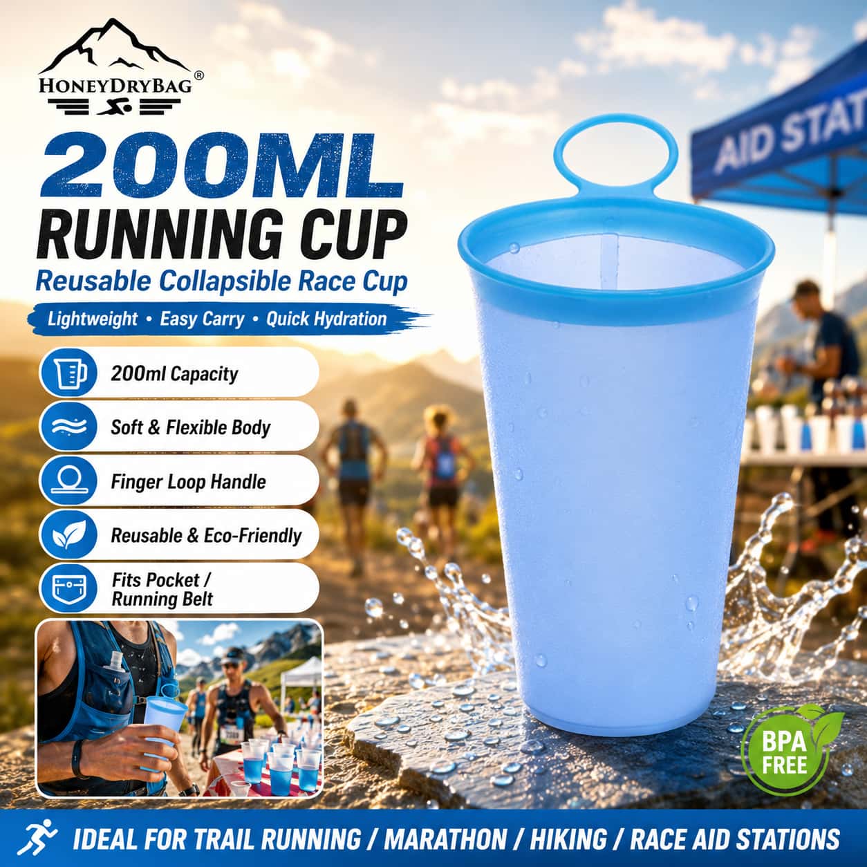 200ml TPU running soft flask R50011