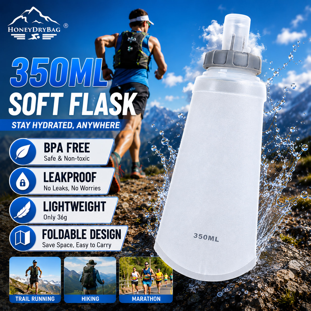 350ml TPU running soft flask R50017